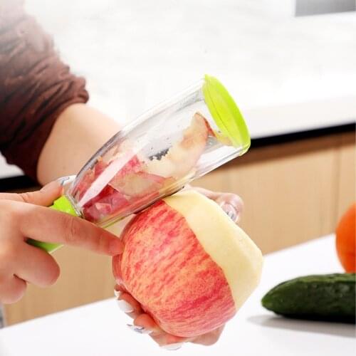 Stainless Steel Multi-functional Storage Peeler With Container For Potato Cucumber Carrot Fruit Vegetable Peeler Kitchen Gadgets