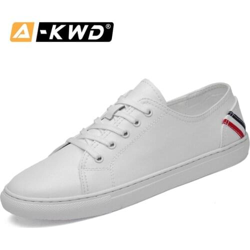 Fashion Sneakers Brand Men Black Simple Mens Shoes Sapatos Homem White Leather Sneakers Mens Autumn Casual Shoes Hot Sale 37-46
