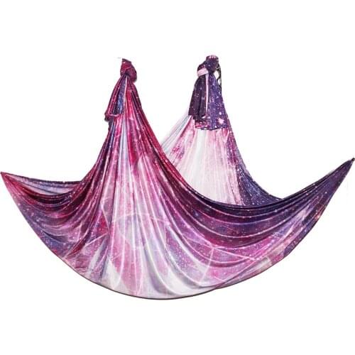 NEW Aerial Yoga hammock Fabric Flying Yoga Swing Aerial Silk Equipment Anti-Gravity Device Fitness Yoga Home Gym (Fabric only)