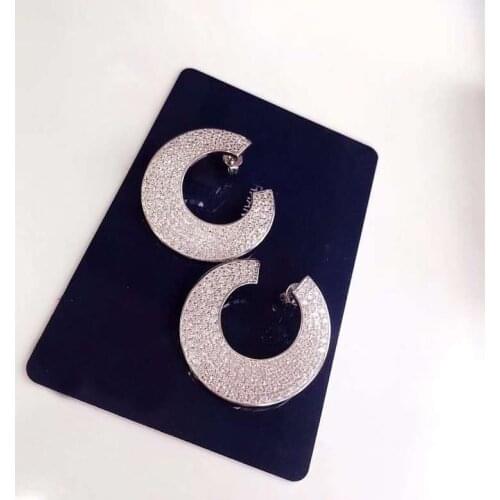 Top Quality Full Crystal Fashion Jewelry For Women Long Drop CZ Earrings Luxcy Party Earrings Fine Costume Jewelry Hot Earrings