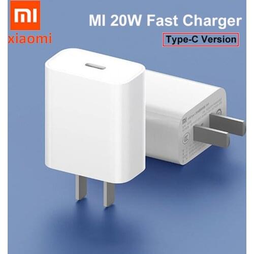 Original Xiaomi Type-C Charger 20W Quick Charge USB-C Charger For iPhone 12 Pro Max Mini 11 QC 3.0 Wall Phone Charger
