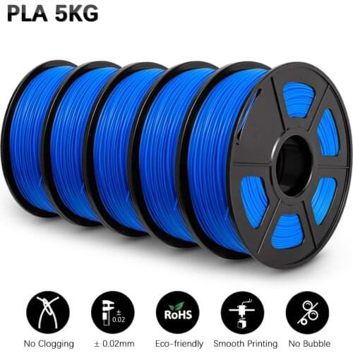 PLA 3D Filament Filament Printer 1.75MM 5 Rolls/Set Children Creative Model Material For All 3D Printer&3D Pen GOHIGH