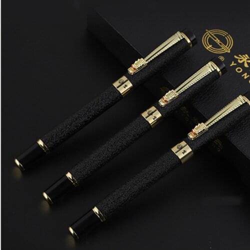 1pcs High quality classical fountain pen wood grain high-grade business pen metal signature fountain pen