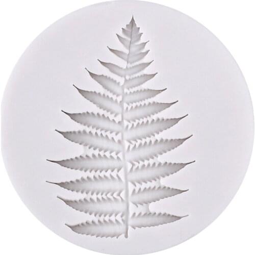 Plant Leaf-shaped Silicone Mold Cake Surround Decoration Tool Chocolate Candy Mold Baking Accessories Resin Mold