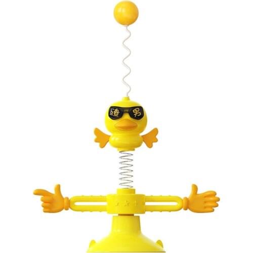 Tumbler Cat Toy Spring Bird Turntable Windmill Kitten Interactive Balance Pet Products Wire Cat Balls Accessories