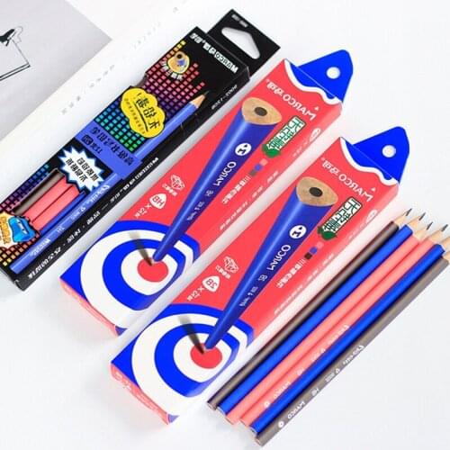 10Set 12Pcs Marco Pencils Non-toxic colorful Triangle Standard Pencils 2H/2B/HB Professional Chancery Office School Pencil