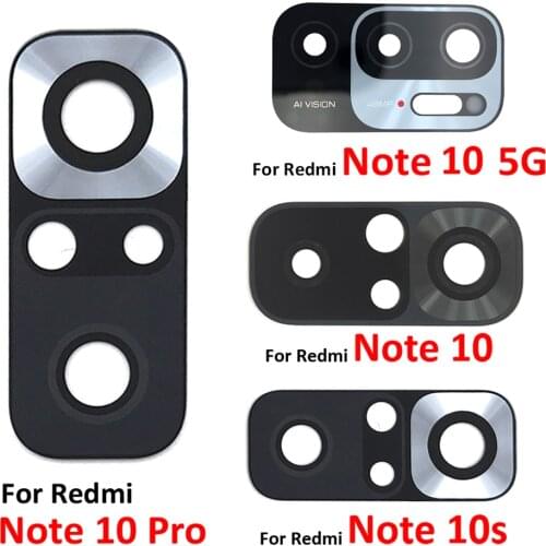 2Pcs New For Xiaomi Mi 10 Mi10 Lite Note 10 Pro Lite 10T Pro 11 Rear Camera Glass Lens with Adhesive Sticker Replacement Parts