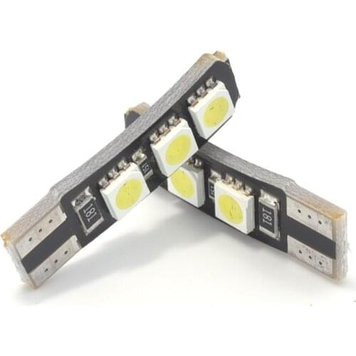 LED Lights 2W DC12V Double Canbus no error 6SMD 5050 led light led lamp light Reading lamp Side Wedge Light 10PCS JTCL028-ly