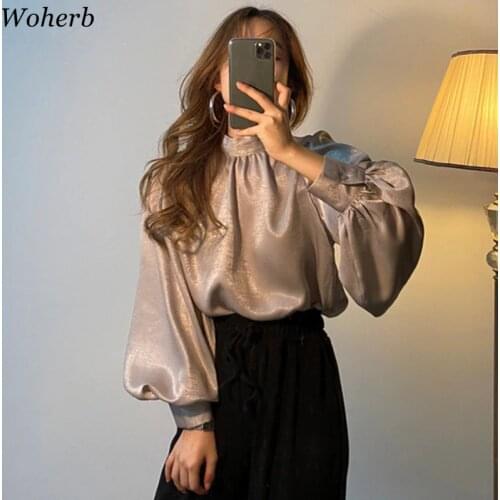 Шелковые блузки Woherb China At AliExpress