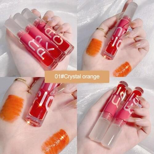 Mirror Lip Gloss Water Mist Lip Glaze Non-fading Non-stick Cup Matte Matte Cheap Student Lip Gloss Beauty Red Lip Tint New TSLM1