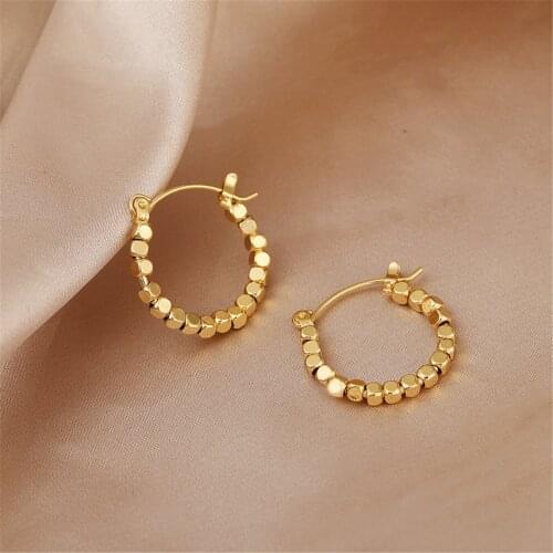Women Fashion Punk Style Restoring Ancient Ways The Wind Earring Contracted Geometric Earrings