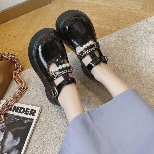 SONDR Women Shoes Japanese Style Lolita Shoes Women Vintage Soft High Heel Platform Shoes College Student Mary Jane Shoes