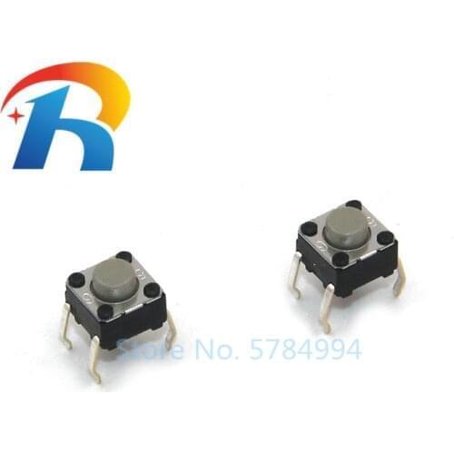 10pcs/lot New original OMRON B3F series light touch button switch B3F-1022 Gray button switch 6*6*5mm DIP 4PIN
