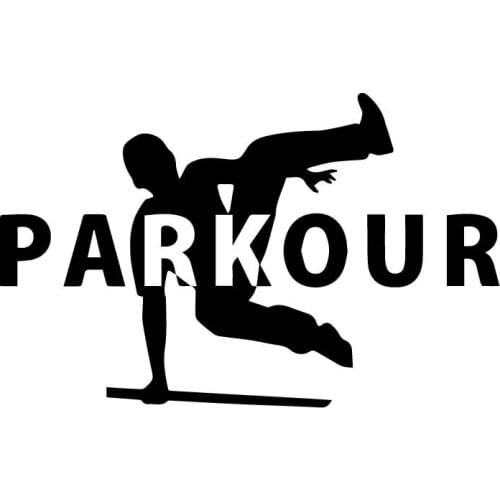 11cm*17cm Creative Youth Sports Fashion Parkour Adventure Car Sticker Pvc Personality Auto Motorcycle Decal Beautifully Decorate