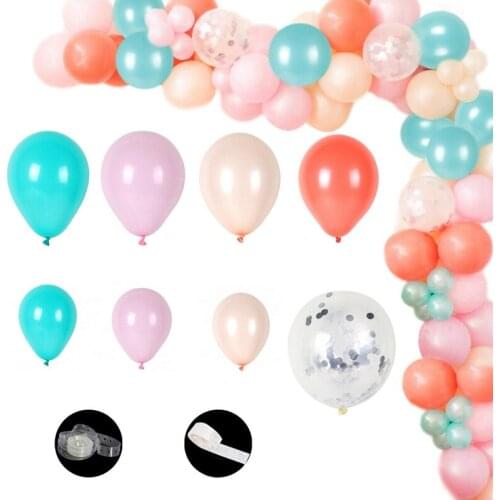 115Pcs Macaron Balloon Arch Garland Kit Baby Shower Birthday Party Wedding Decor