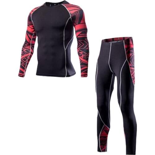 2017 exercise Suit mens Heavy Duty Weight Loss Fitness Exercise Leisure Newest elastic sets good design size s-4xl