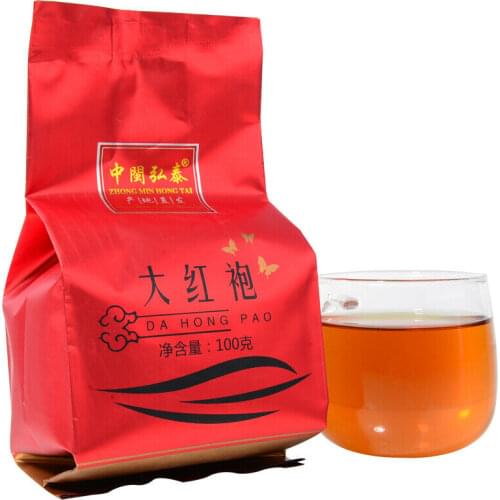 2021 ZHONG MIN HONG TAI CHINA Da Hong Wuyi Yancha Big Red Robe Pao Oolong 100g