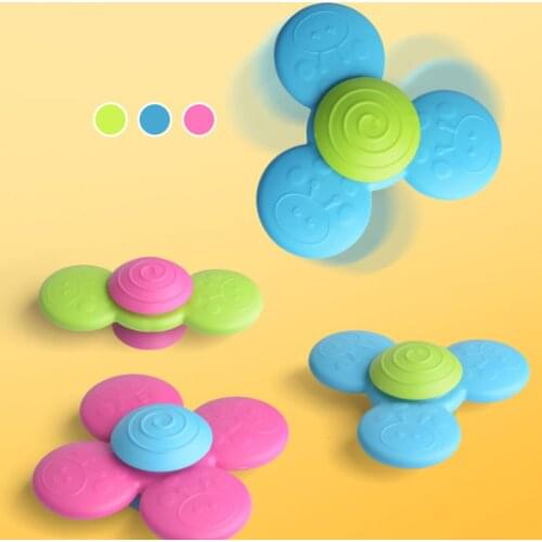 3pcs/set Spinning Top Children Classic Toy Flower Spinning Top Traditional Intelligence Development Educational Toddler Toys