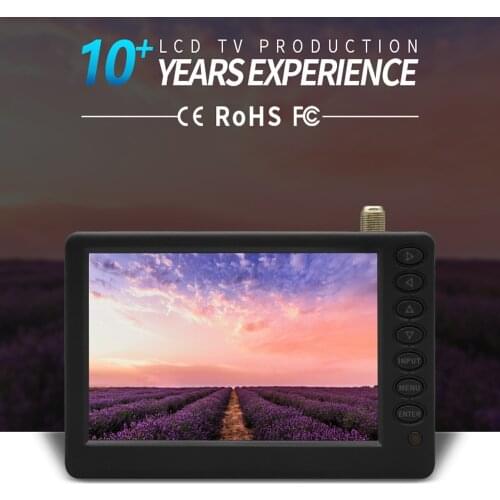 5 inch Mini TV Digital TV Radio U disk HD playback Car navigation portable television