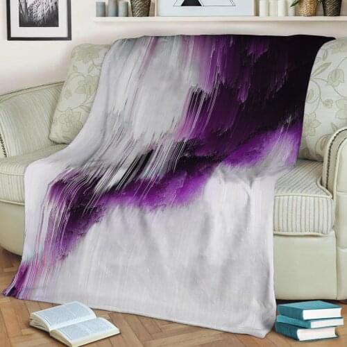 Vesica Piscis 3D Printed Velvet Plush Throw Fleece Blanket Bedspread Sherpa Blanket Home Decora