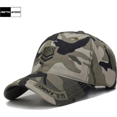 [NORTHWOOD] Mens Us Army Baseball Cap Men Camo Casquette Homme Women Camouflage Cap Snapback Tactical Cap Trucker