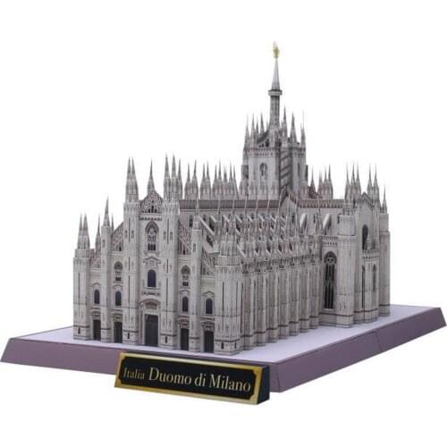 Milan Cathedral Italy World Classic Architecture Building 3D Paper Model