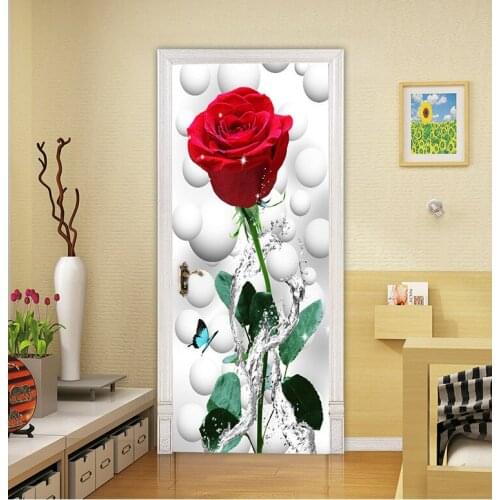 Paper paint wall 3d living room stickers Photo wallpaper on the wall home decor flower wall panel floral