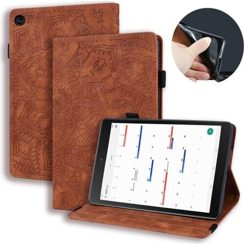 Coque For Samsung Galaxy Tab S5e Case T720 T725 Embossed Leather Wallet Tablet Cover Funda For Galaxy Tab S5e Case 10.5"