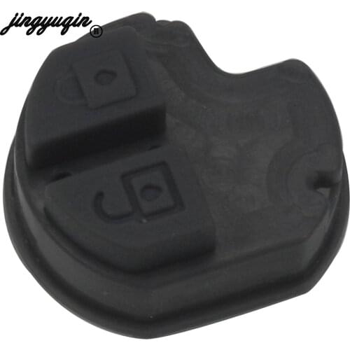 Jingyuqin Rubber Button Pad Silicone For Suzuki Swift SX4 Grage Vitara Alto Liana Aerio Vitara Remote 2 Button Key Fob Case