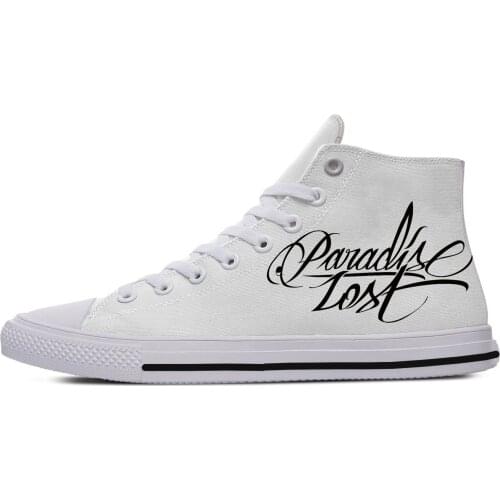 Paradise Lost Heavy Metal Band Icon Mens Womens Designer Leisure Sneakers Men Casual Canvas Shoes Off White