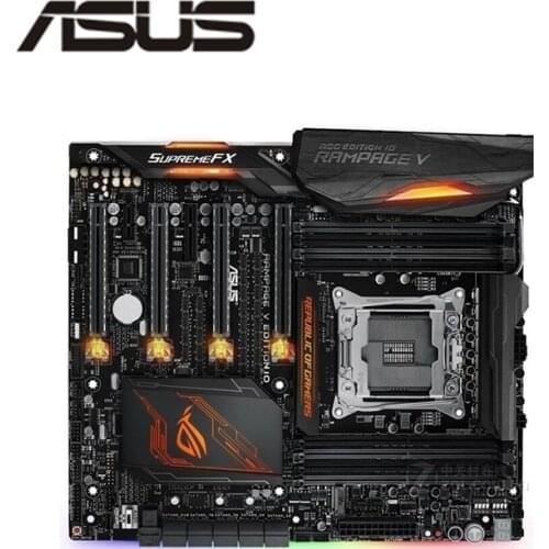 For ASUS ROG RAMPAGE V EDITION 10 Original Used Desktop X99 X99M 2011 Socket LGA 2011 Core i7 LGA2011 V3 DDR4 Motherboard
