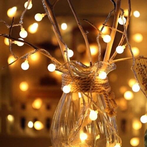 20LED Ball String Lights USB Garland Fairy Waterproof For Christmas Tree Wedding Home Indoor Decoration