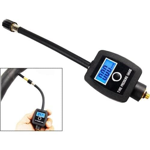Tire Pressure Gauge Electronic Tire Pressure Gauge Easily Installation Personal Portable Digital Display Bicycle Parts for Motor
