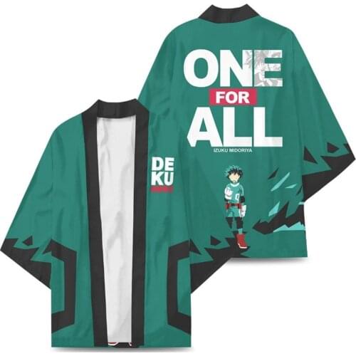 My Hero Academia Izuku Midoriya Cosplay Costume Coat Cape Cloak Suit