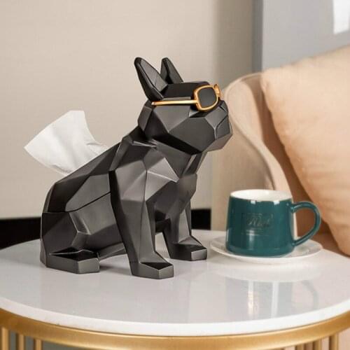 Nordic Creative Tissue Boxes Luxury Animal Cute Resin Living Room Storage Tissue Boxes Boite A Rangement Home Garden DB60ZJ