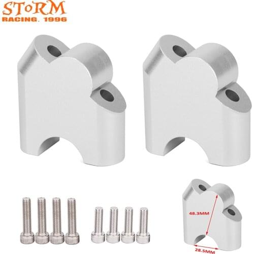Motorcycle Handlebar Riser Mount Extension Clamps For Honda CRF1000L CRF 1000L ABS DCT 2016 2017