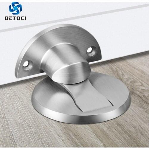 BETOCI Magnetic Door 304 Stainless Steel Door Stopper,Nail Free Installation,Hidden Door Stopper,Door Suction Furniture Hardware