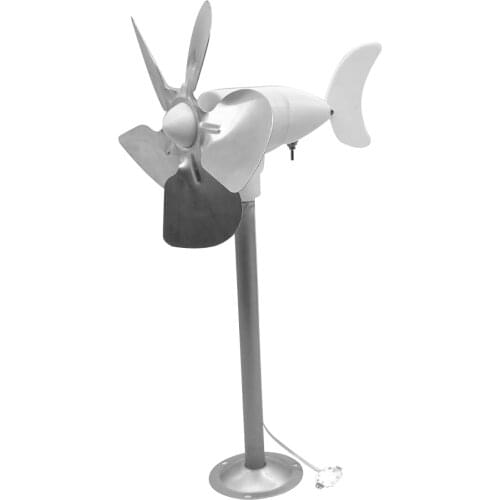 DIY Micro wind turbine model three-phase permanent magnet brushless power generation science and education experiment with LED