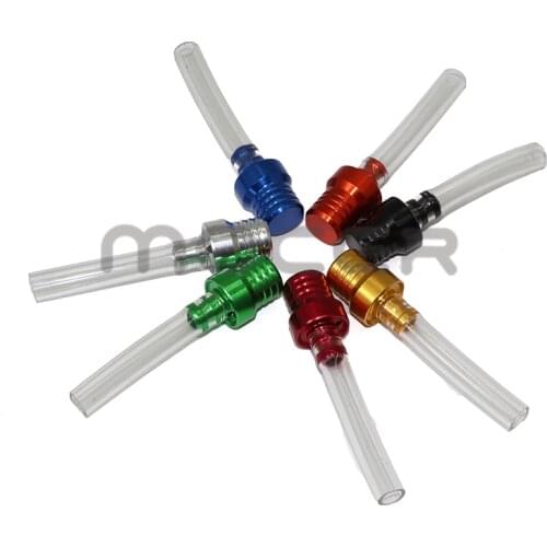 Motorcycle Gas Fuel Cap 2 Way Valves Vent Breather Hoses Tubes For Motocross ATV Quad Dirt Pit Bike Fuel Tank Breather Pipe
