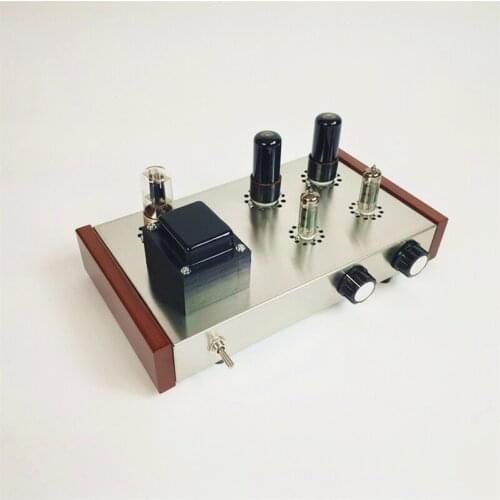 New 6j4 + 6p6p vacuum tube buffered audio tube preamplifier sound is great front audio amplifier DIY Kit