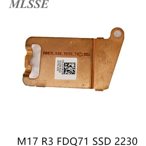 New For DELL Alienware M17 R3 FDQ71 SSD 2230 Laptop Cooling Heatsink Hard Drive Bracket Cover DP/N:0YDKGW YDKGW Fast ship