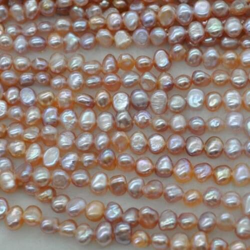 Wholesale 20 strands 5-6*6-7mm mix nugget freshwater pearl
