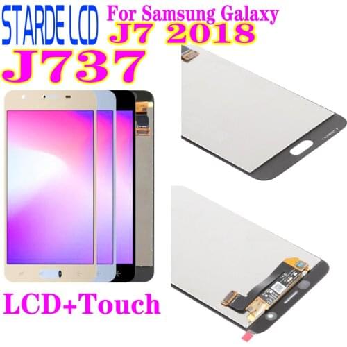 Original LCD For Samsung Galaxy J7 2018 J737 LCD J737A J737P J737V J737T LCD Display Touch Screen Digitizer Replacement Parts