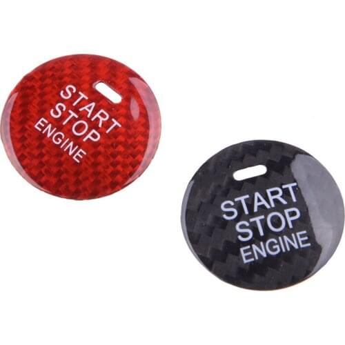 Car Engine Start Stop Switch Push Button Cover Trim Sticker Red/Black Fit for Mazda CX-3 CX-4 CX-5 CX-8 MX-5 Axela