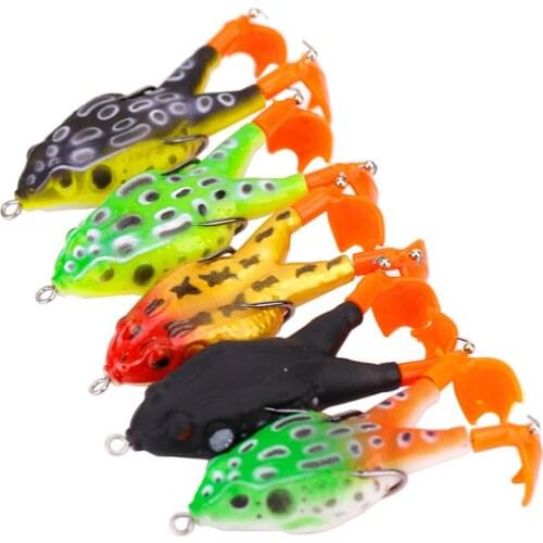 Fishing Lure Bait 9cm 12g Thunder Frog With Rotating Propeller Soft Bait Fishing Accessories