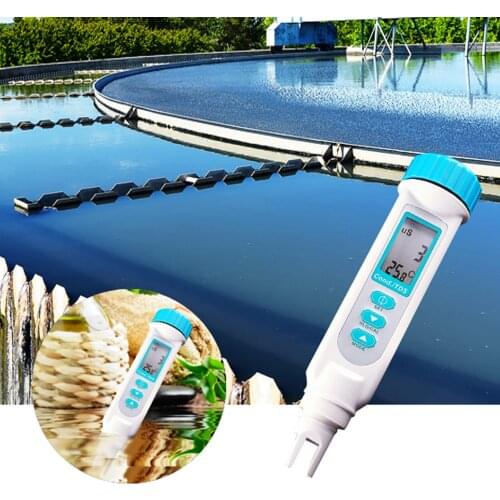 Conductivity TDS 0~1999 uS/0~19.99mS Meter Water Quality w/ ATC ppm ppt uS mS C/F Digital LCD Display