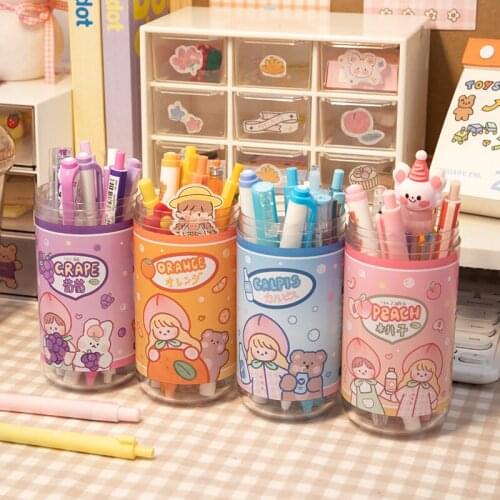 Transparent Pencil Case 2021 New Style Cartoon Pressurized Bottle Pencil Case Student Pencil Case