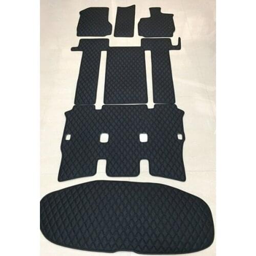 High quality! Custom full set car floor mats for Right Hand Drive Toyota Esquire R60 R70 2013-2001 7 8 seats waterproof carpets