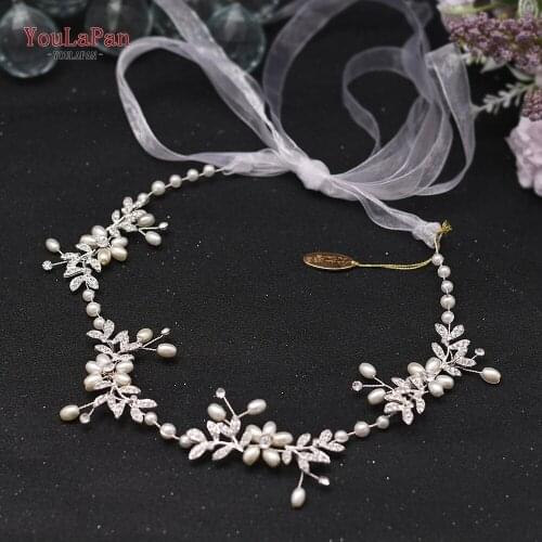 YouLaPan HP152 Luxury Crustal Bridal Headpieces Wedding Hair Vine Hair Piece Rhinestone Headband Hair Accessories Women Tiara