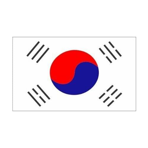 South Korea Korean FLAG Vinyl Bumper Sticker Decal Stickers for Cars, Motos, Laptops, Industry